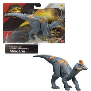 NWT Mattel Jurassic World Rebirth Frenzy Pack Minqaria Dinosaur